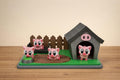 Cute Pig Farm Diorama – 3D Printed Farm Scene – Handmade Display – Farm Animal Decor – Gift for Kids & Collectors