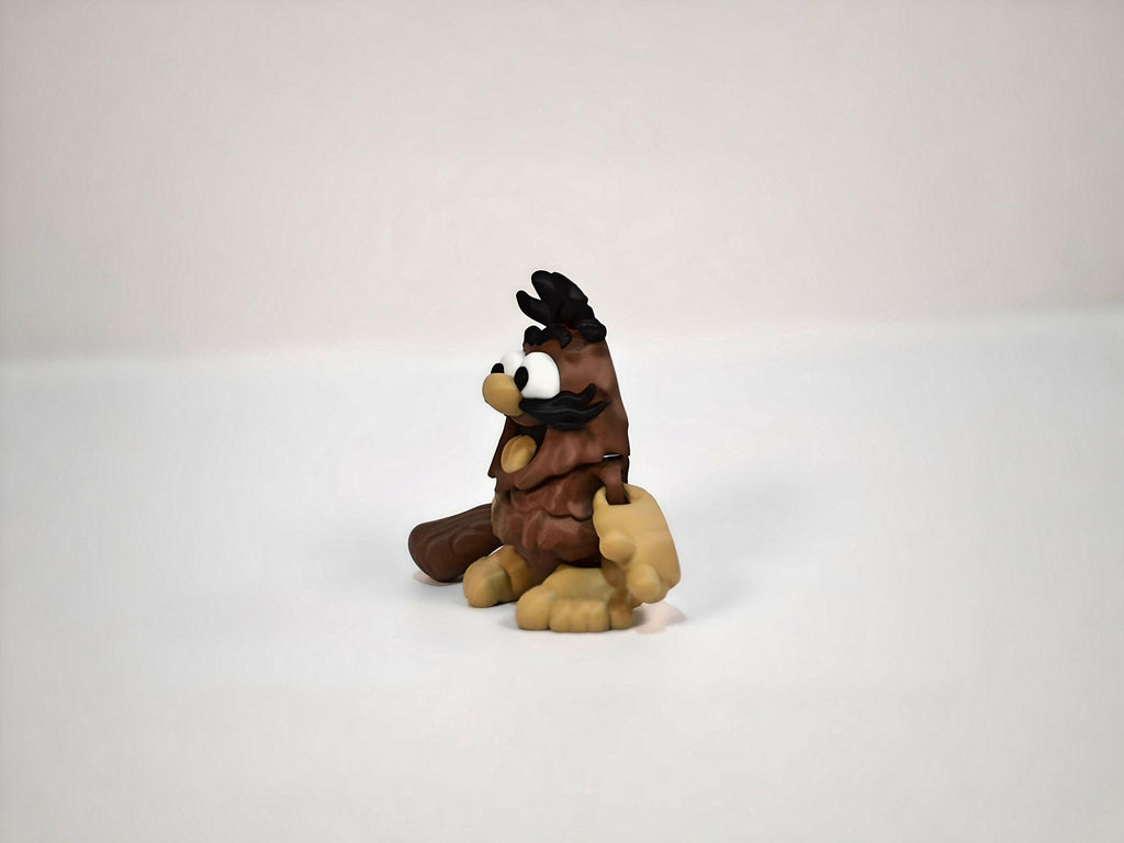 Flexi Captain Caveman: Articulated 3D Printed Retro Cartoon Toy