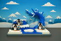 Adorable 3D Printed Penguin Family Winter Scene – 3 Mum Penguins & 3 Baby Penguins | Cute Arctic Display | Winter Home Decor | Handmade Gift