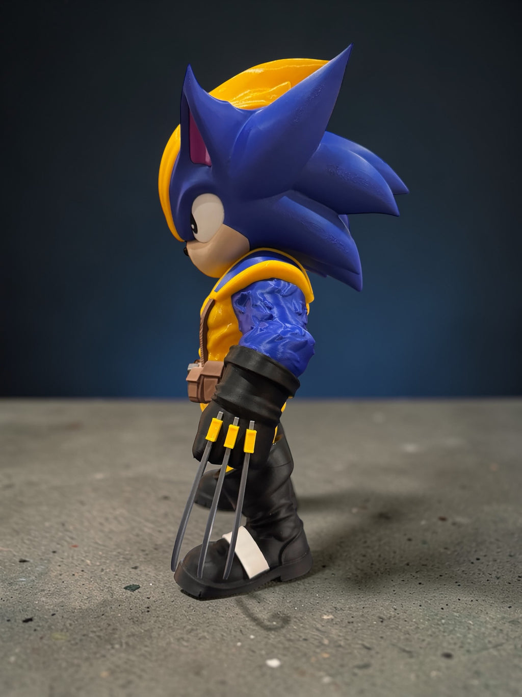 Soniverine Collectible – 3D Printed Hero Mash-Up Display Figure