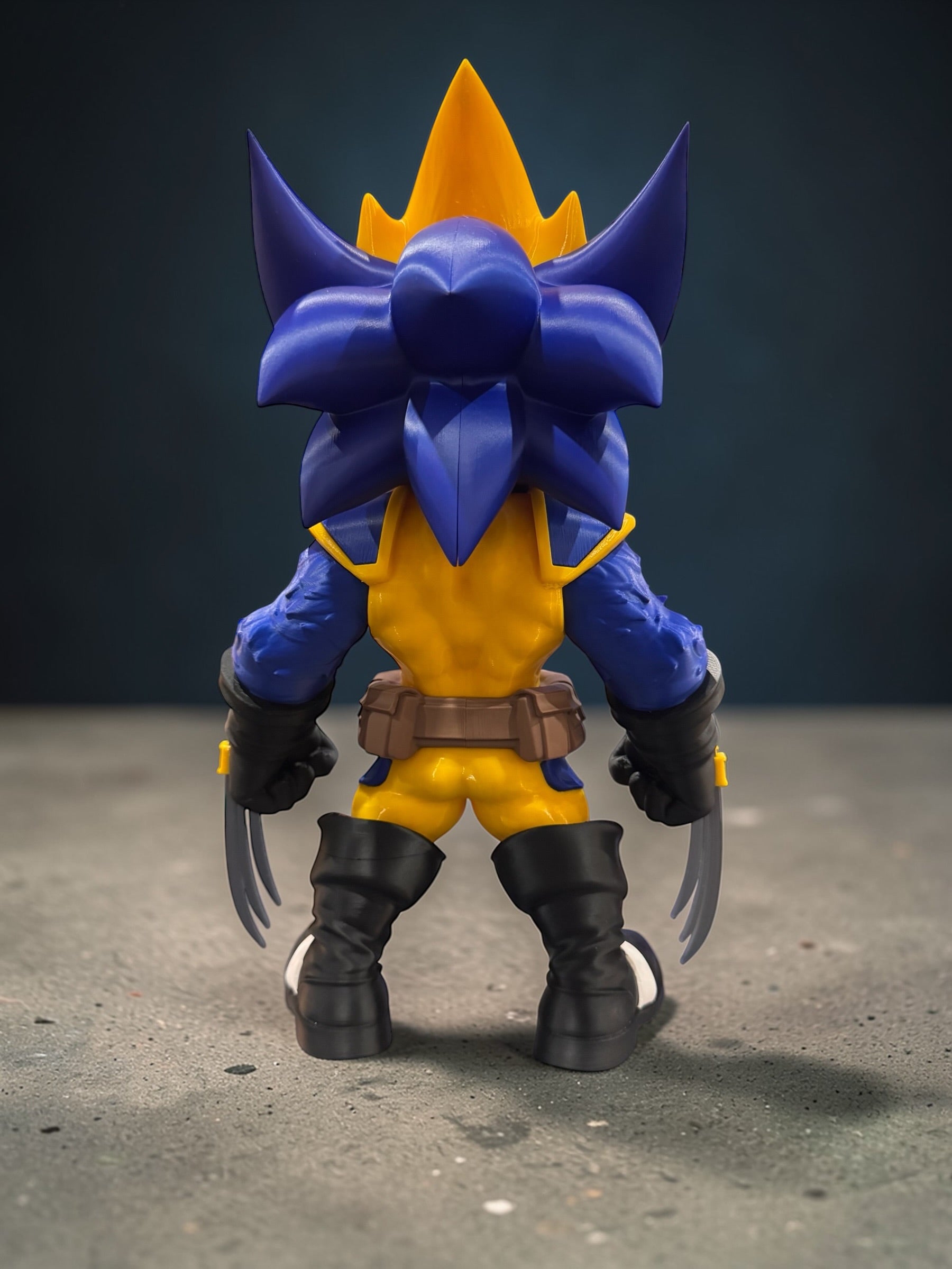 Soniverine Collectible – 3D Printed Hero Mash-Up Display Figure