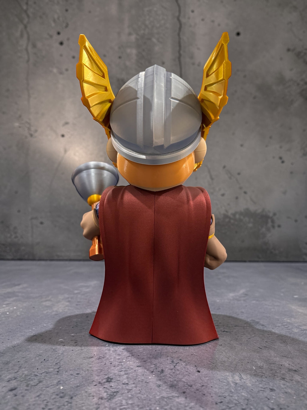 Thor Mario Collectible – 3D Printed Thunder Hero Display Figure