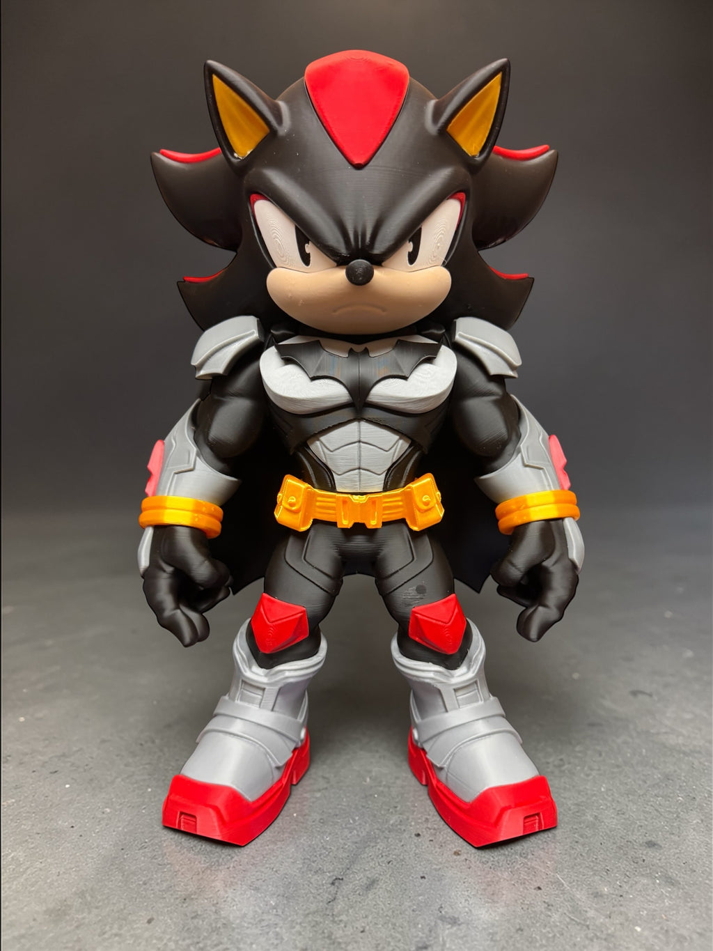 Shadow Knight – 3D Printed Collectible Figure | Sonic Inspired Dark Hero Statue