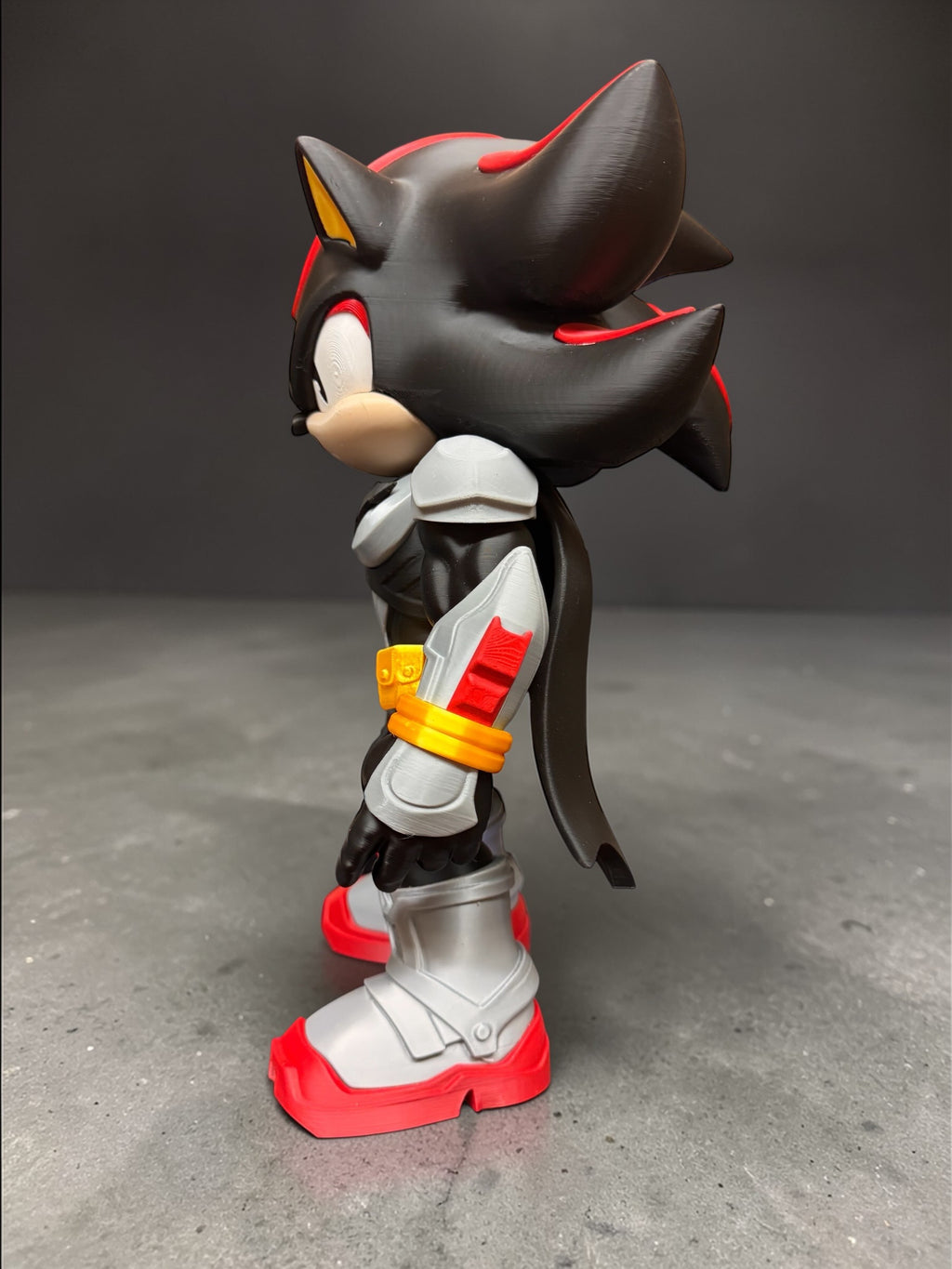 Shadow Knight – 3D Printed Collectible Figure | Sonic Inspired Dark Hero Statue