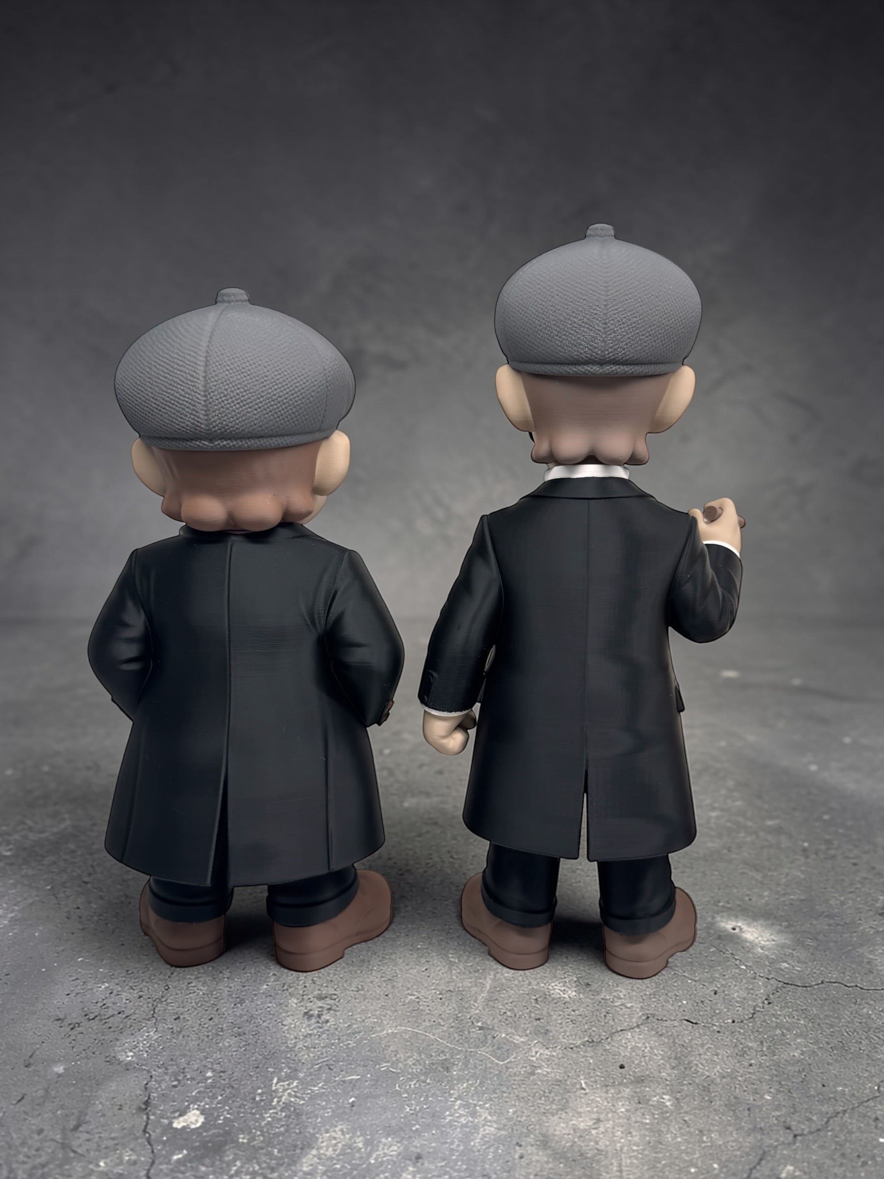 Mario & Luigi Shelby Edition – Dark Collector 3D Printed Statues (Set or Individual