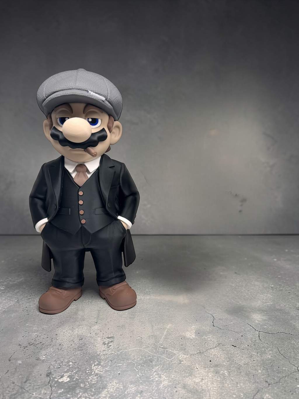 Mario & Luigi Shelby Edition – Dark Collector 3D Printed Statues (Set or Individual