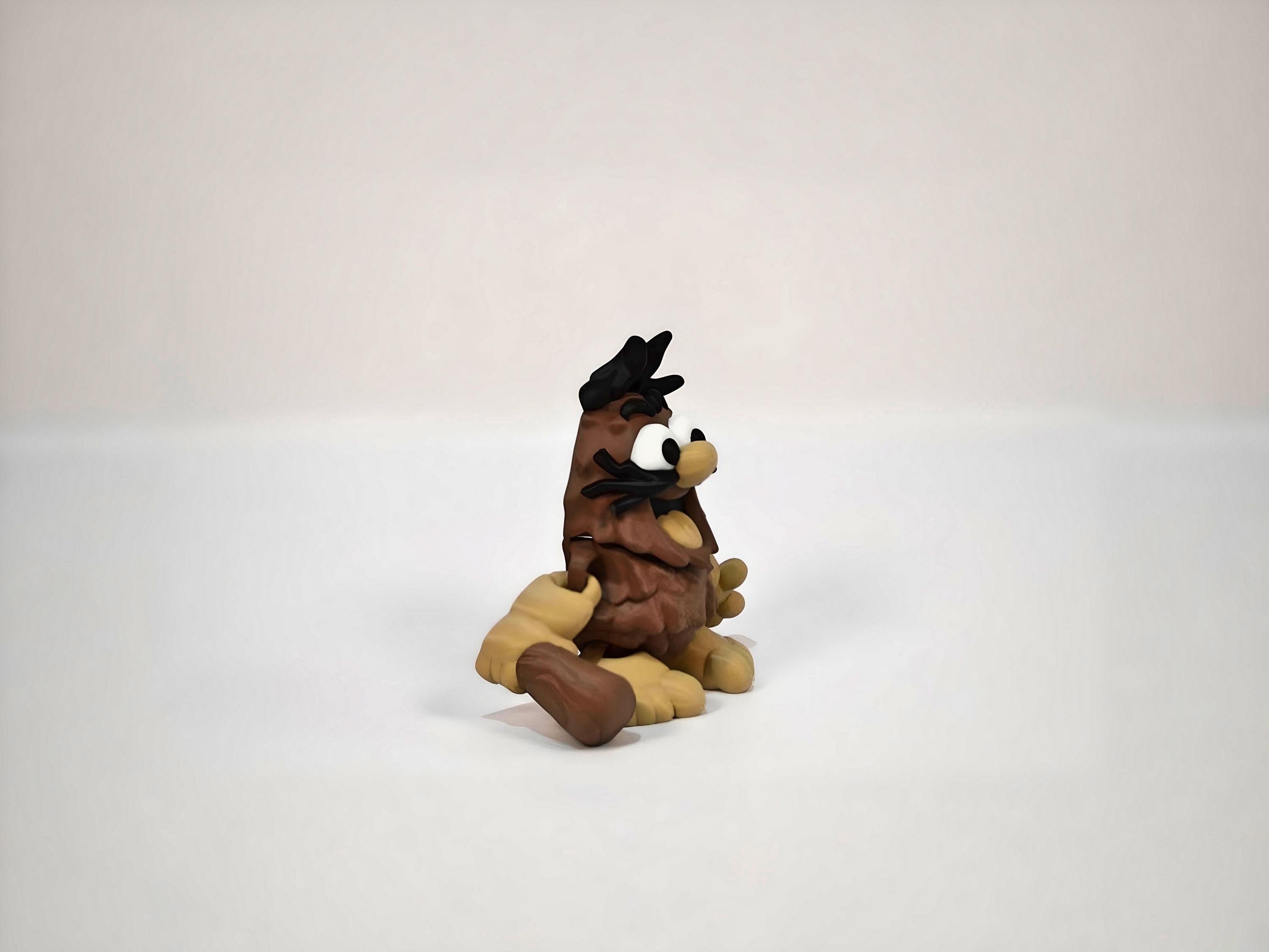 Flexi Captain Caveman: Articulated 3D Printed Retro Cartoon Toy