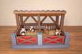 3D Printed Horse Stable  | Farm Animal Playset | Kids Farm  | Handmade Horse Stable | Farm Playset Gift