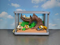 Large 3D Printed Gecko Enclosure with Flexi Geckos: Fun Desk Toys
